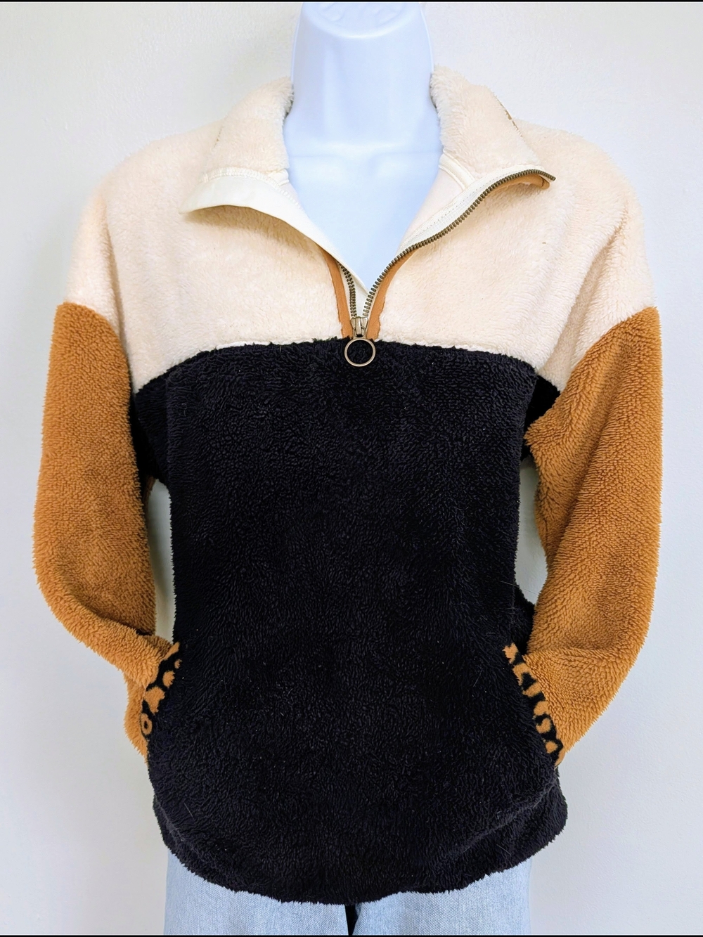 TimeTru Woman's Pullover Quarter-Zip Jacket